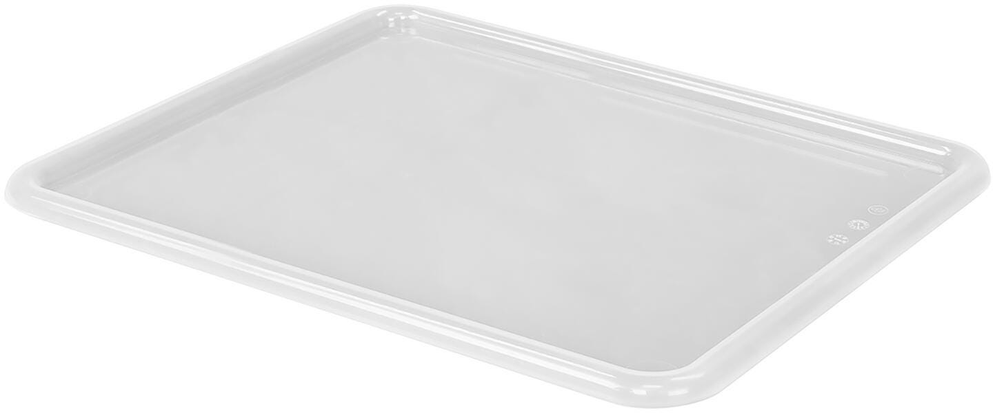 School Smart Storage Tray Lid, 10-7/8 x 13-1/4 Inches, Translucent, Pack of 5 2012809
